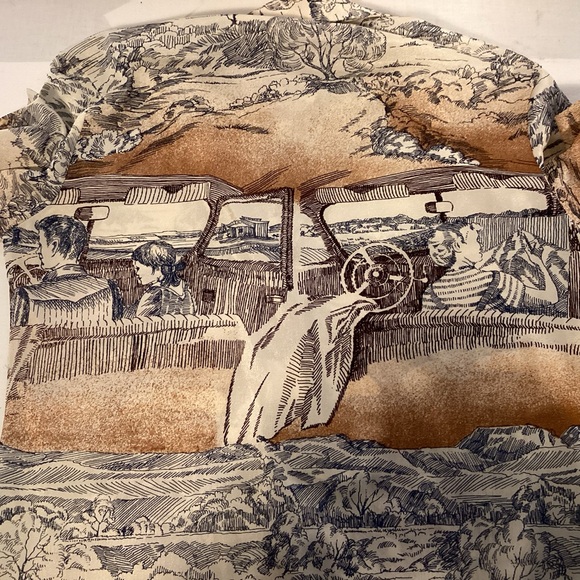 Vintage 70’s  Disco Shirt Women’s Unisex size Medium By Pinwinnie - Picture 7 of 13